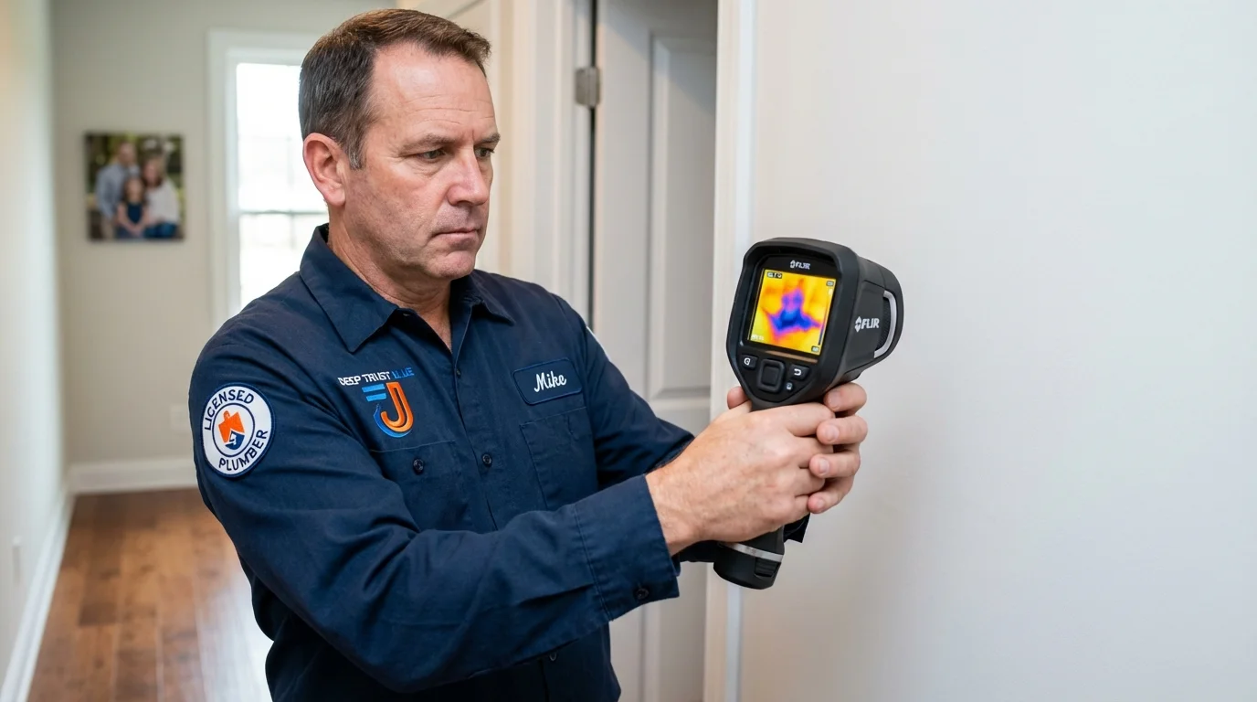 Thermal imaging leak detection by Johns Plumbing LLC in Oakmont